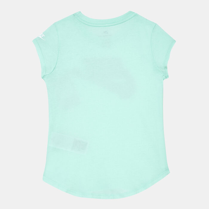 Nike Kids' Wallpaper Floral Futura T-Shirt Green Nike Kids' Wallpaper Floral Futura T-Shirt Green image number 1