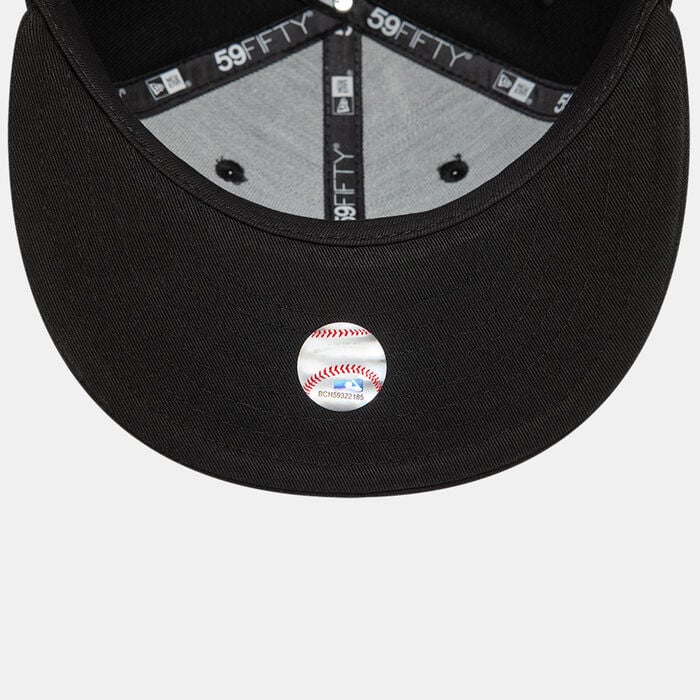 New Era Men's MLB Los Angeles Dodgers Essential 59FIFTY Cap Black New Era Men's MLB Los Angeles Dodgers Essential 59FIFTY Cap Black image number 3