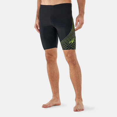 Speedo Men's Medley Logo Swimming Jammer Black Speedo Men's Medley Logo Swimming Jammer Black
