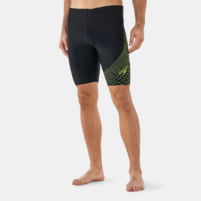 Speedo Men's Medley Logo Swimming Jammer Black Speedo Men's Medley Logo Swimming Jammer Black image number 0