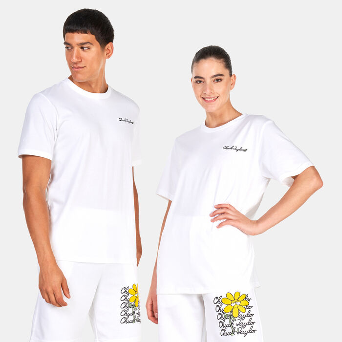 Converse Script Star Essential Seasonal Grow T-Shirt White Converse Script Star Essential Seasonal Grow T-Shirt White image number 0