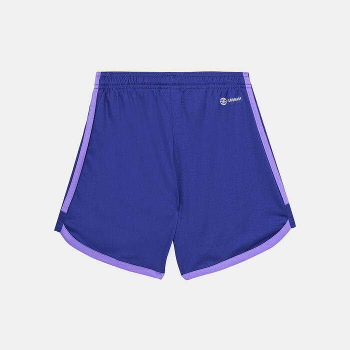 adidas Kids' Argentina Away Shorts - 2022/23 Blue adidas Kids' Argentina Away Shorts - 2022/23 Blue image number 1