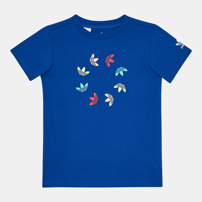 adidas Originals Kids' Adicolor T-Shirt Blue adidas Originals Kids' Adicolor T-Shirt Blue image number 0