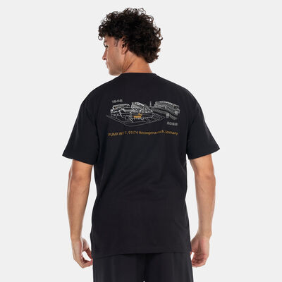 PUMA Men's 75 Logo Celebration T-Shirt Black PUMA Men's 75 Logo Celebration T-Shirt Black