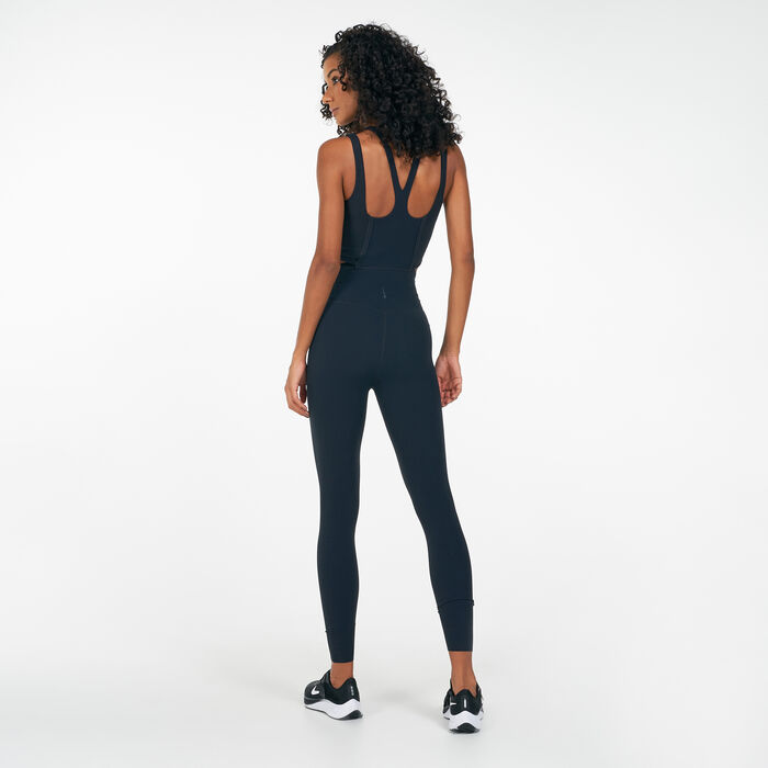 Nike Women's Yoga Luxe Dri-FIT Jumpsuit Black Nike Women's Yoga Luxe Dri-FIT Jumpsuit Black image number 1