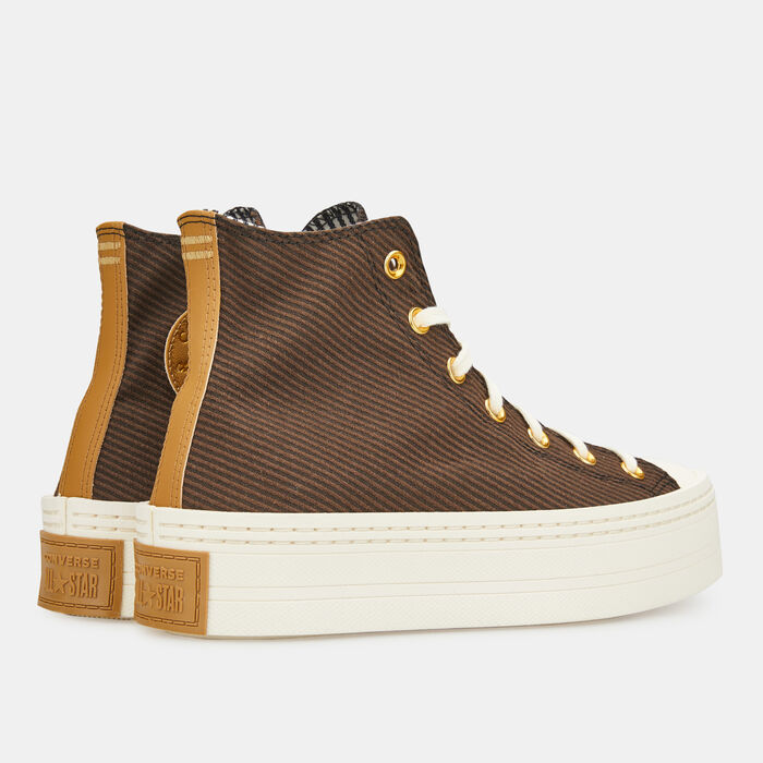 Converse Women's Chuck Taylor All Star Modern Lift Shoes Brown image number 3