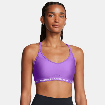 Under Armour Women's Crossback Low-Support Sports Bra Purple