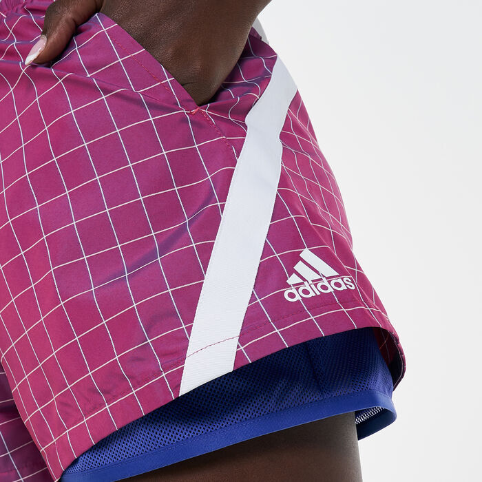 adidas Women's Sport Shorts Red adidas Women's Sport Shorts Red image number 3