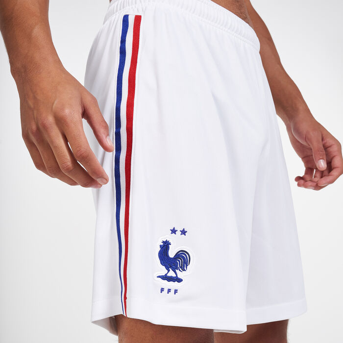 Nike Men's France 2020 Stadium Home/Away Shorts White Nike Men's France 2020 Stadium Home/Away Shorts White image number 3
