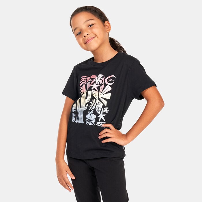 Vans Kids' Little Lizzie Crew T-Shirt (Older Kids) Black Vans Kids' Little Lizzie Crew T-Shirt (Older Kids) Black image number 0