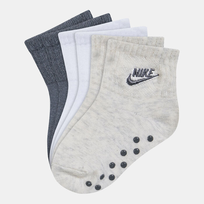 Nike Kids' Futura Gripper Socks (3 Pack) Beige Nike Kids' Futura Gripper Socks (3 Pack) Beige image number 0