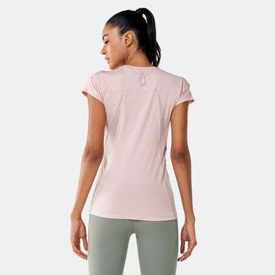 Nike Women's Dri-FIT Run Division T-Shirt Beige