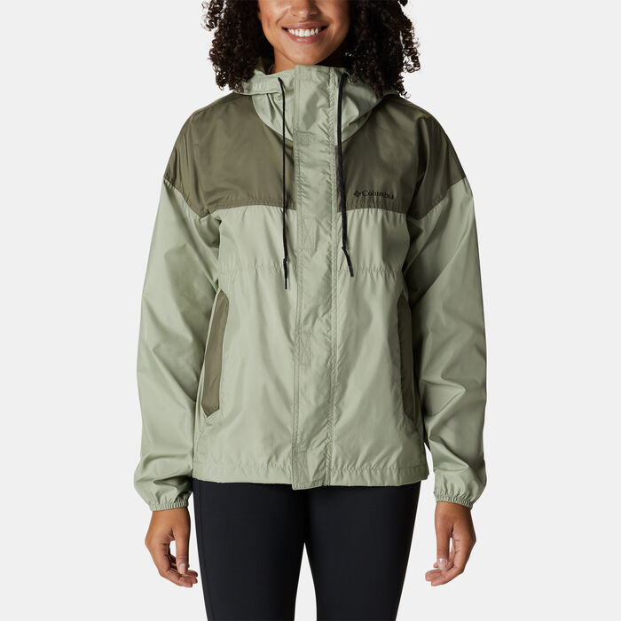 Columbia Women's Flash Challenger™ Novelty Windbreaker Jacket Green image number 0
