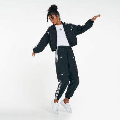 adidas Originals Women's Classics Distrupted Icon Track Pants Black