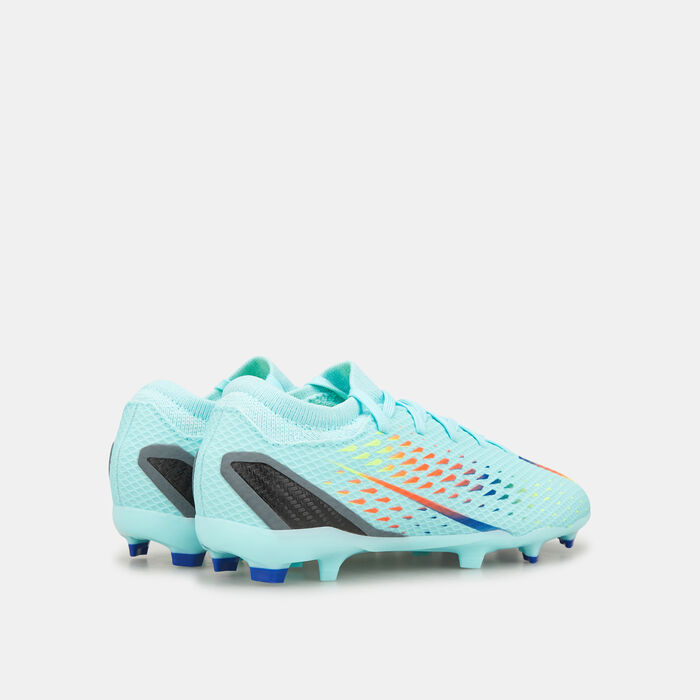 adidas Kids' X Speedportal.3 Firm Ground Football Shoe Blue image number 2