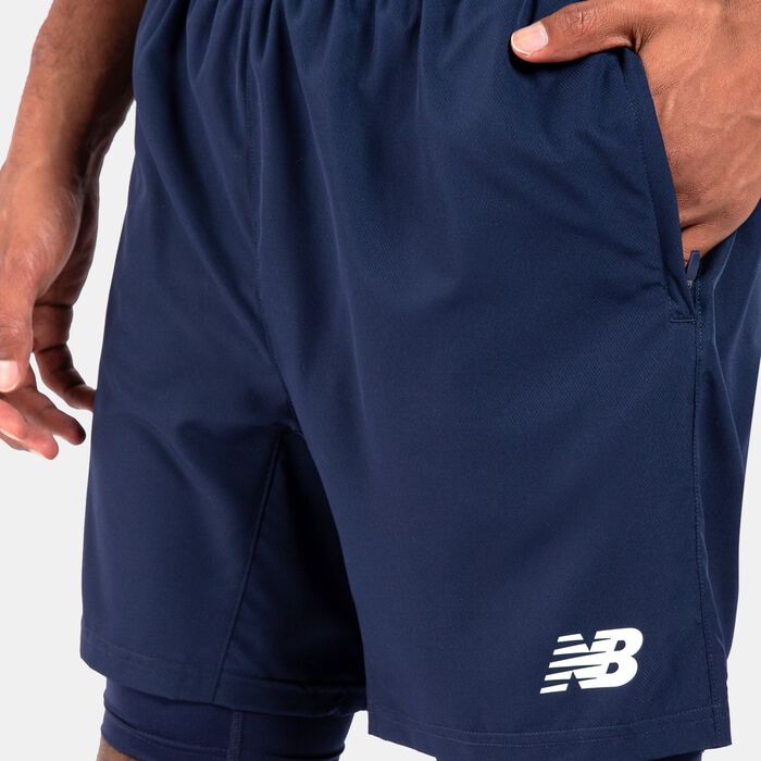 New Balance Men's Aspire 2-in-1 Shorts Black image number 3