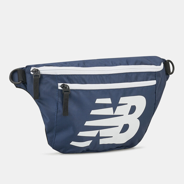 New Balance Opp Core Waist Pack Blue New Balance Opp Core Waist Pack Blue image number 2