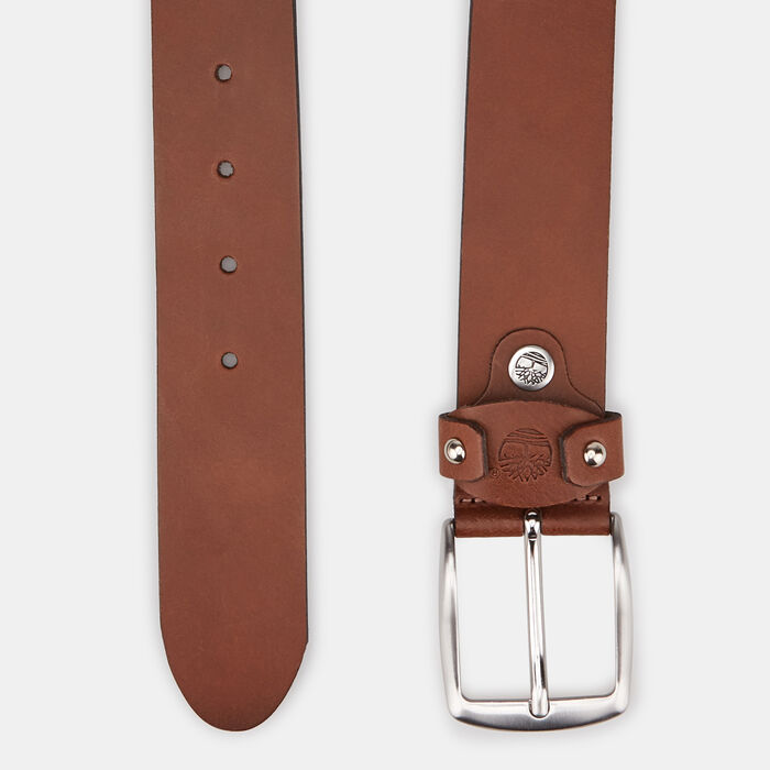 Timberland Men's Leather Belt Brown Timberland Men's Leather Belt Brown image number 1
