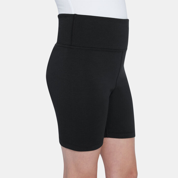 Nike Kids' Sportswear Classic High-Waisted Bike Shorts Black Nike Kids' Sportswear Classic High-Waisted Bike Shorts Black image number 2