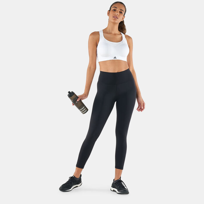 adidas Women's TLRD Impact High-Support Training Sports Bra White adidas Women's TLRD Impact High-Support Training Sports Bra White image number 2