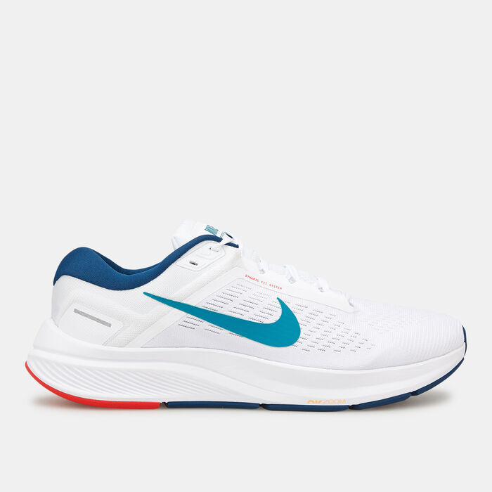 Nike Men's Air Zoom Structure 24 Running Shoe White image number 0