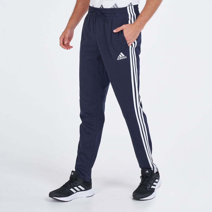 adidas Men's 3-Stripes Essentials Tapered Pants Blue image number 0