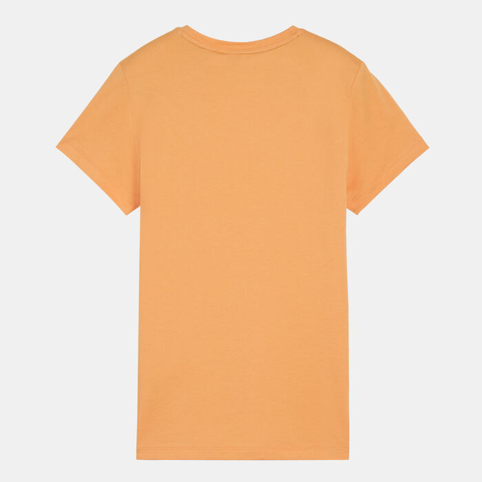 PUMA Women's Essentials Logo T-Shirt Orange PUMA Women's Essentials Logo T-Shirt Orange image number 1