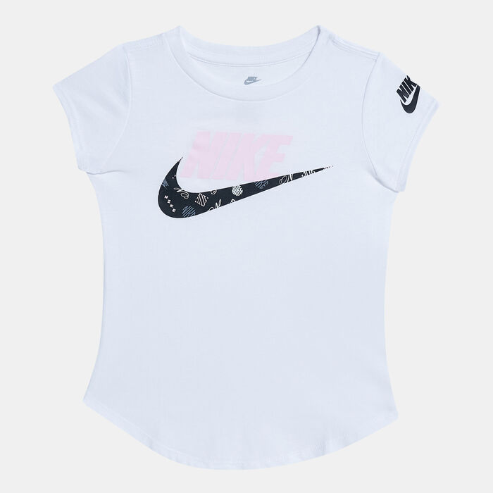 Nike Kids' Futura Mini Mongram T-Shirt White Nike Kids' Futura Mini Mongram T-Shirt White image number 0
