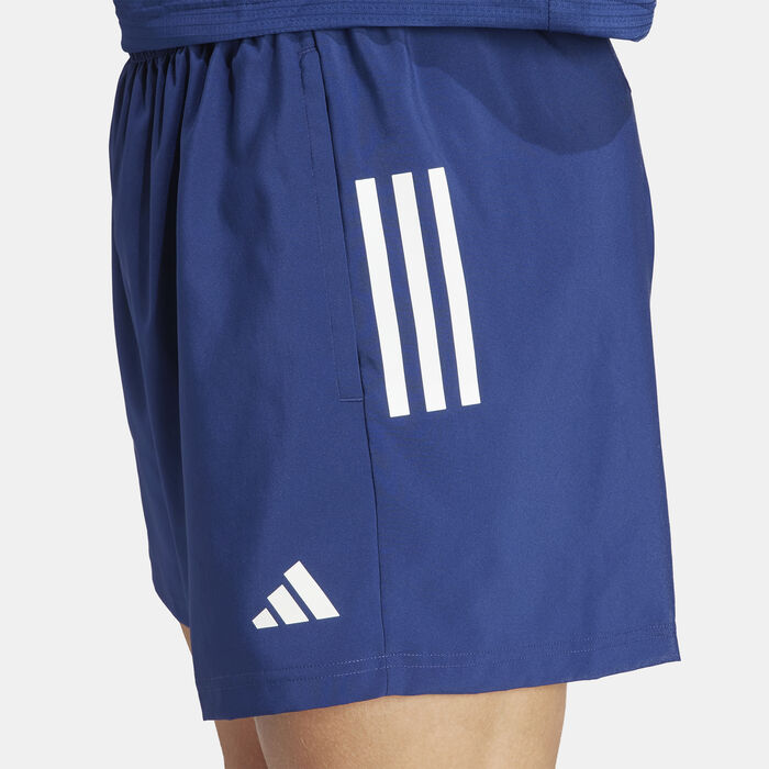 adidas Men's Own The Run Shorts Blue adidas Men's Own The Run Shorts Blue image number 3