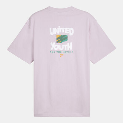 PUMA Men's DOWNTOWN Graphic T-Shirt Purple