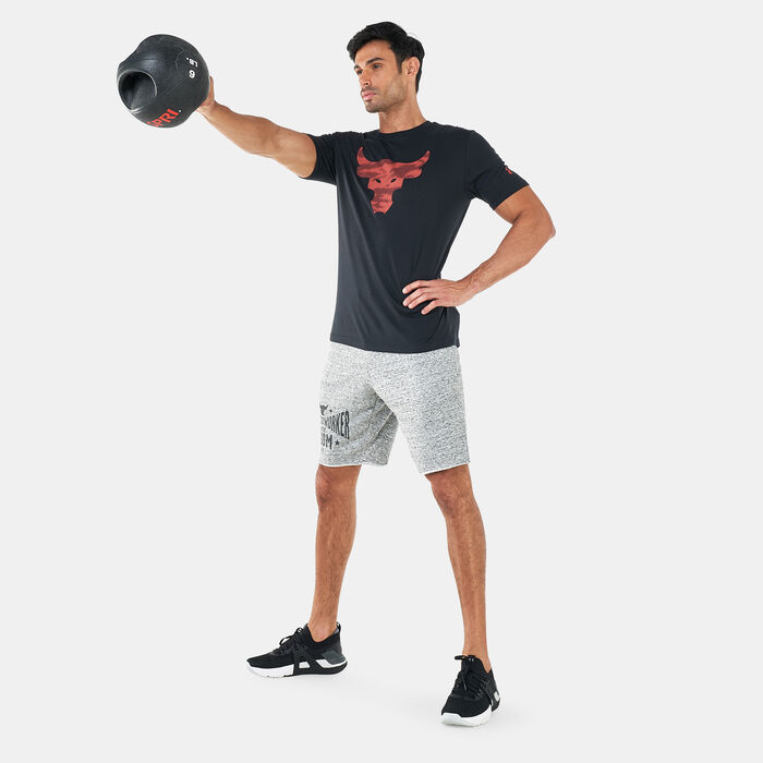 Under Armour Men's UA Project Rock Brahma Bull T-Shirt Black Under Armour Men's UA Project Rock Brahma Bull T-Shirt Black image number 2