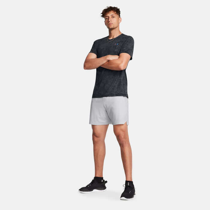 Under Armour Men's Vanish Elite Vent Printed Training T-Shirt Black Under Armour Men's Vanish Elite Vent Printed Training T-Shirt Black image number 2