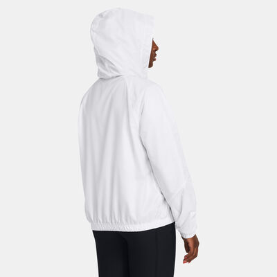 Under Armour Women's Rival Windbreaker Jacket White Under Armour Women's Rival Windbreaker Jacket White