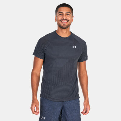 Under Armour Men's UA Streaker Deco Diamond T-Shirt Black