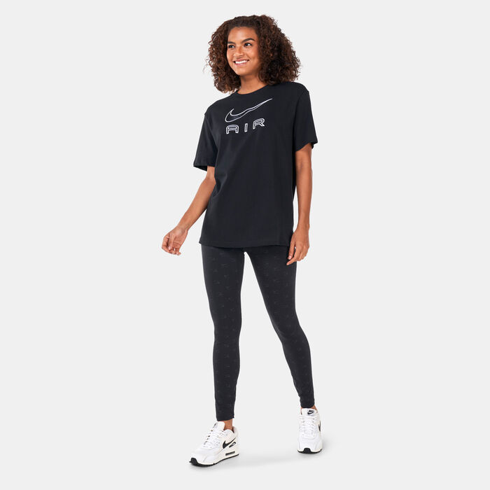 Nike Women's Sportswear Air Leggings Black Nike Women's Sportswear Air Leggings Black image number 2