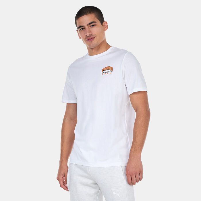 PUMA Men's Sportstyle Graphic T-Shirt White image number 0
