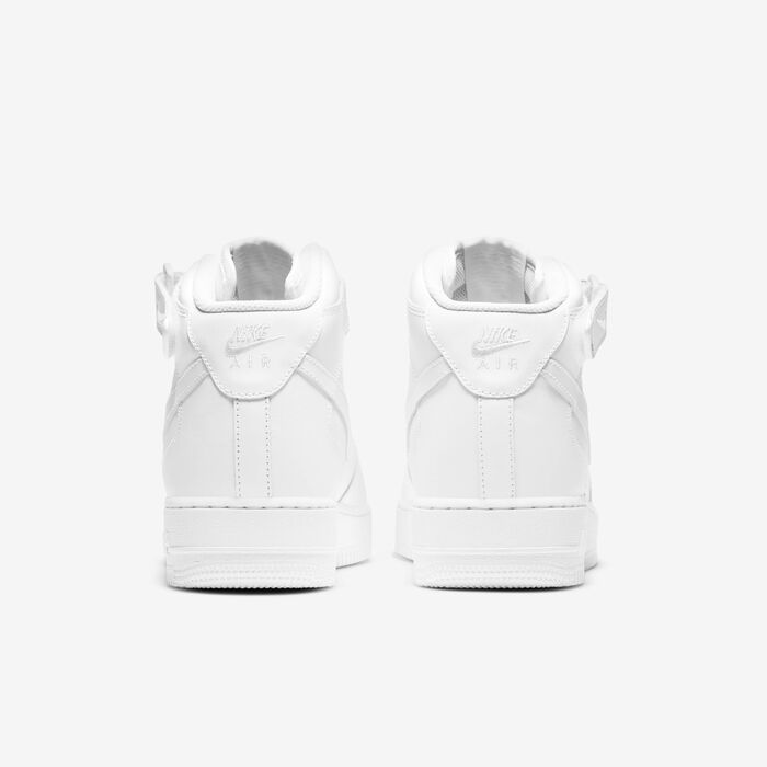 Nike Men's Air Force 1 Mid '07 Shoes White Nike Men's Air Force 1 Mid '07 Shoes White image number 6