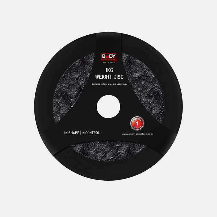 Body Sculpture Rubber Weight Plate (1kg) Multi Body Sculpture Rubber Weight Plate (1kg) Multi image number 0