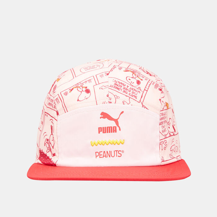 PUMA Kids' x Peanuts 5 Panel Cap Pink PUMA Kids' x Peanuts 5 Panel Cap Pink image number 0