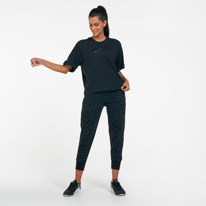 Nike Women's Dri-FIT Training Pants Black image number 2
