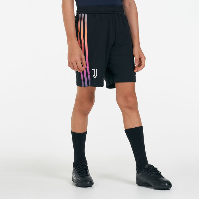 adidas Kids' Juventus Away Shorts - 2021/22 Black adidas Kids' Juventus Away Shorts - 2021/22 Black image number 0