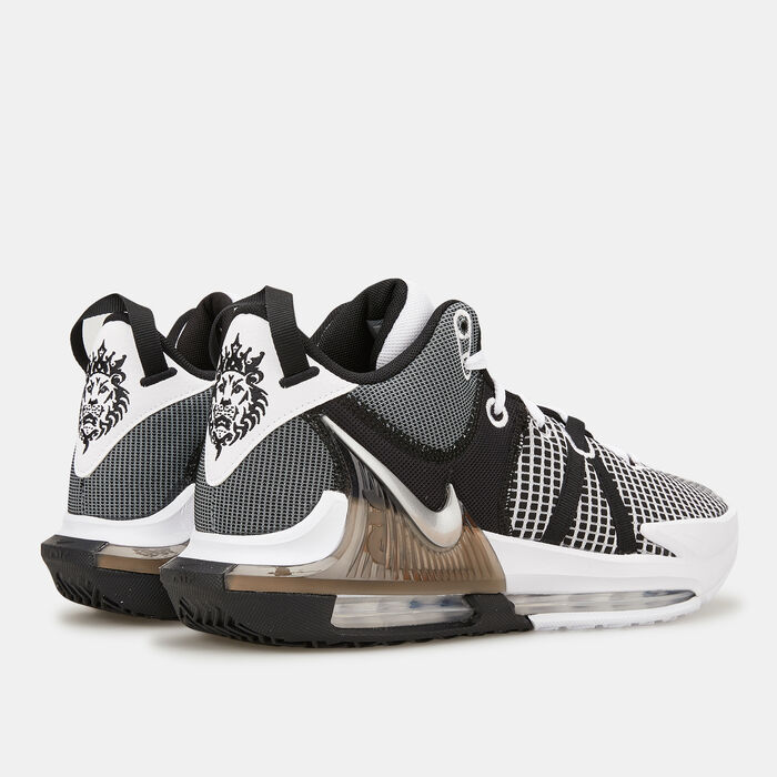 Nike Men's LeBron Witness 7 Basketball Shoe Grey image number 3