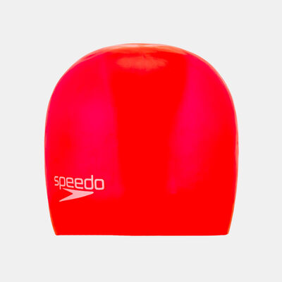 Speedo Plain Moulded Cap Red