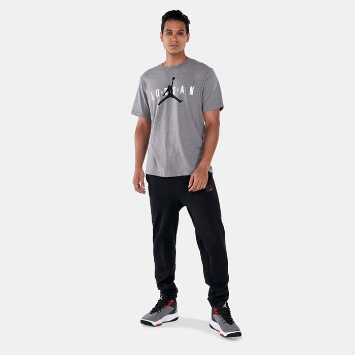 Jordan Men's Air Wordmark T-Shirt Grey Jordan Men's Air Wordmark T-Shirt Grey image number 2