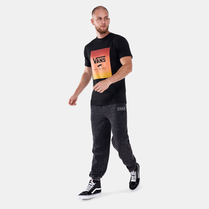 Vans Men's Mineral Wash Relaxed Fleece Pants Black Vans Men's Mineral Wash Relaxed Fleece Pants Black image number 2