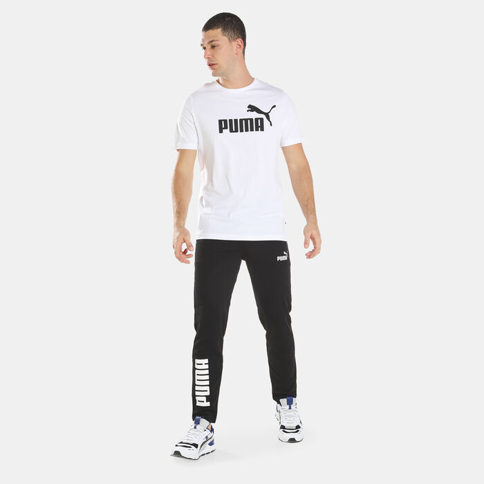 PUMA Men's Power Colourblock Sweatpants Black image number 2