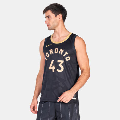 Nike Men's Toronto Raptors City Edition NBA Swingman Jersey Black