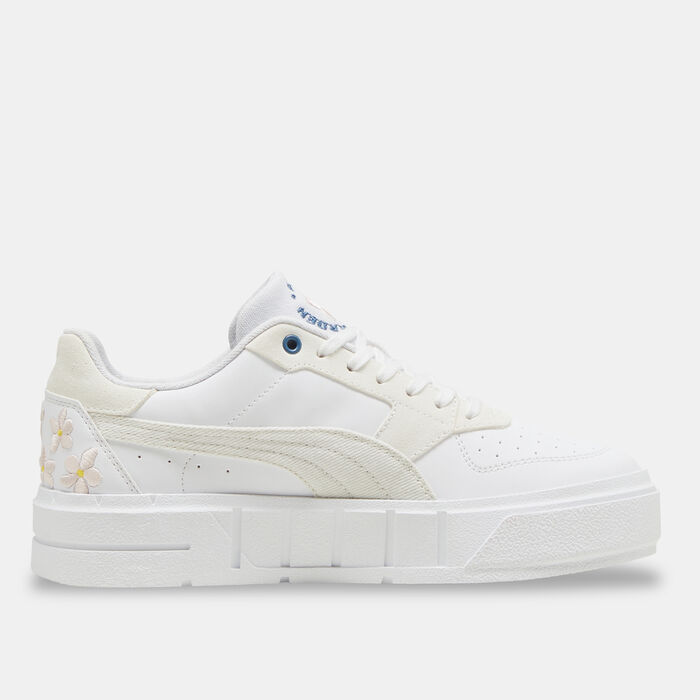 PUMA Women's Cali Court Embroidery Shoes White image number 2