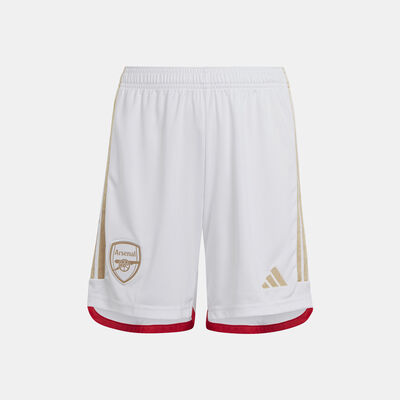 adidas Kids' Arsenal Home Shorts - 2023/24 White adidas Kids' Arsenal Home Shorts - 2023/24 White