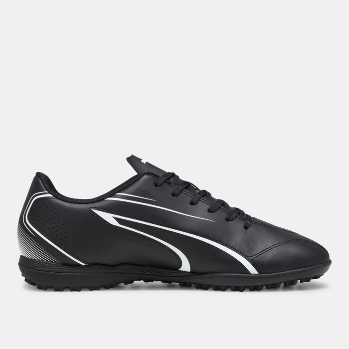 PUMA Men's VITORIA Turf Ground Football Shoes Black PUMA Men's VITORIA Turf Ground Football Shoes Black image number 2